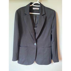 Black blazer, soft and with stretch
